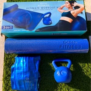 Lomi Fitness Ultimate 3 in 1 Workout Kit Fitness, Cardio, Gym